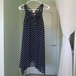 Navy and White Lightweight Dress